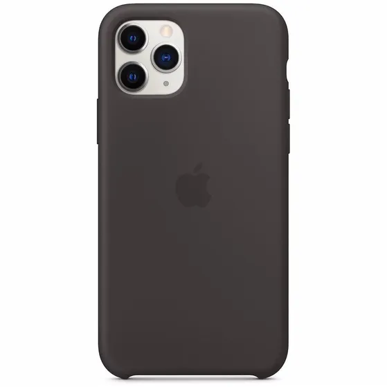 Apple Silicone case voor iPhone 11 Pro Zwart