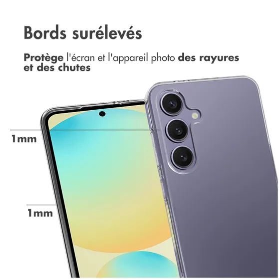 Accezz Clear Backcover Samsung Galaxy S24 FE Transparant