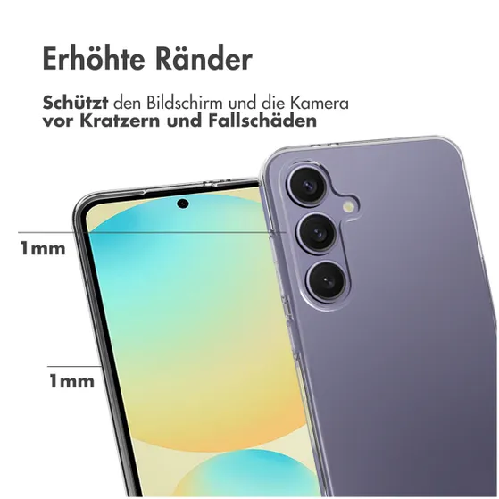 Accezz Clear Backcover Samsung Galaxy S24 FE Transparant