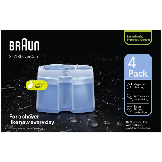 Braun 3-in-1 ShaverCare Reiniger 4 Pack