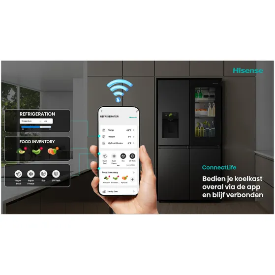 Hisense RQ600P7SKE Zwart