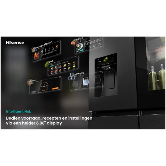 Hisense RQ600P7SKE Zwart