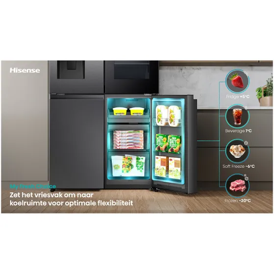 Hisense RQ600P7SKE Zwart