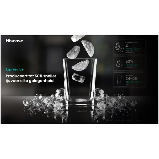 Hisense RQ600P7SKE Zwart