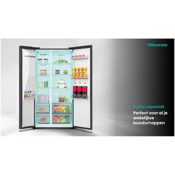 Hisense RS5P528STFE Zwart