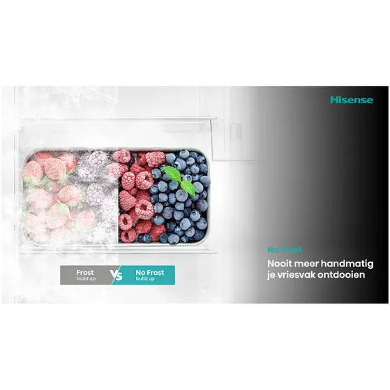 Hisense RS5P528STFE Zwart