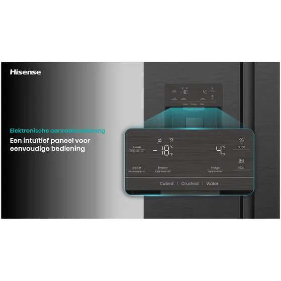 Hisense RS5P528STFE Zwart