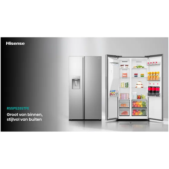 Hisense RS5P528STIE Rvs