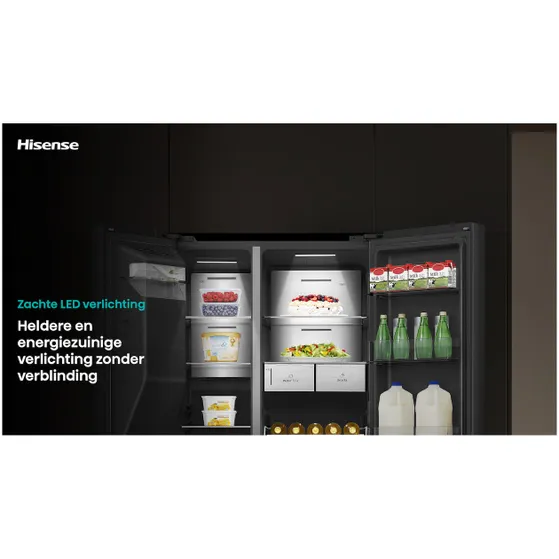 Hisense RS9P628GPFE Zwart
