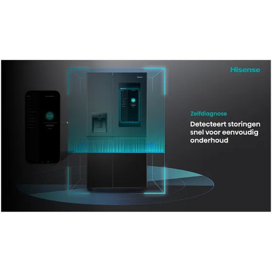 Hisense RS9P628GPFE Zwart