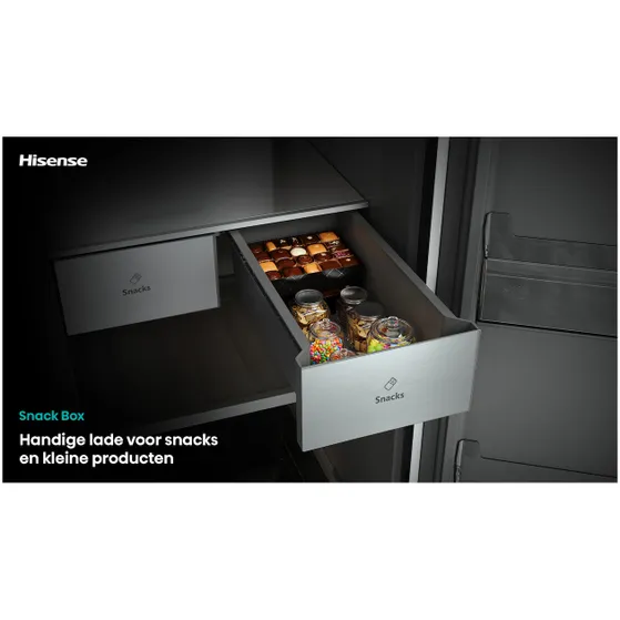 Hisense RS9P628GPFE Zwart