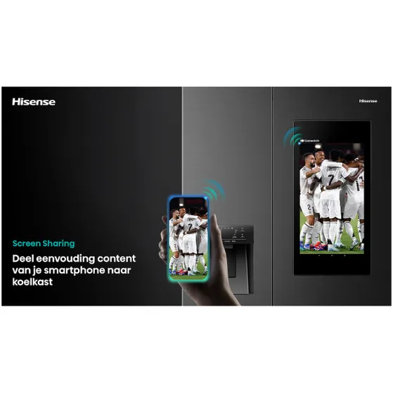 Hisense RS9P628GPFE Zwart
