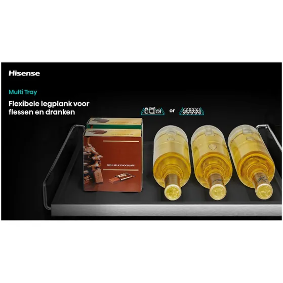 Hisense RS9P628GPFE Zwart