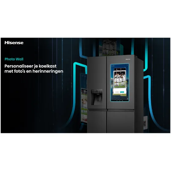 Hisense RS9P628GPFE Zwart