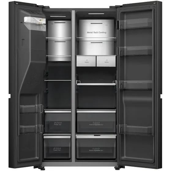 Hisense RS9P628GPFE Zwart
