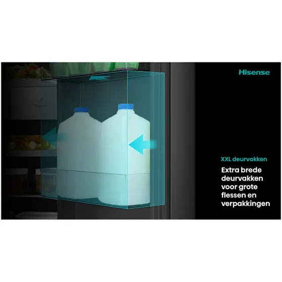Hisense RS9P628GPFE Zwart
