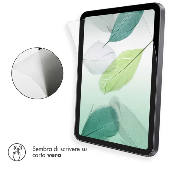 Accezz Paper Feel Screenprotector iPad Air 13 inch (2024) M2 Transparant