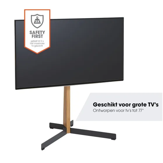 Vogels TVS 3695 tv vloerstandaard Zwart