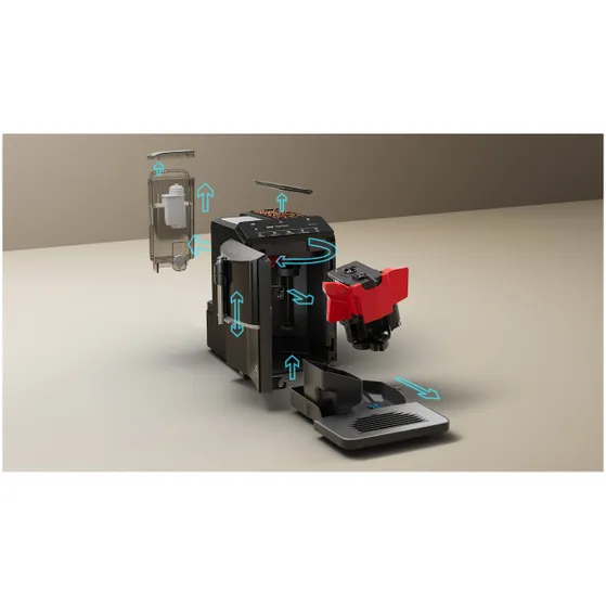 Siemens EQ.300 TF305EF9 Zwart/rvs