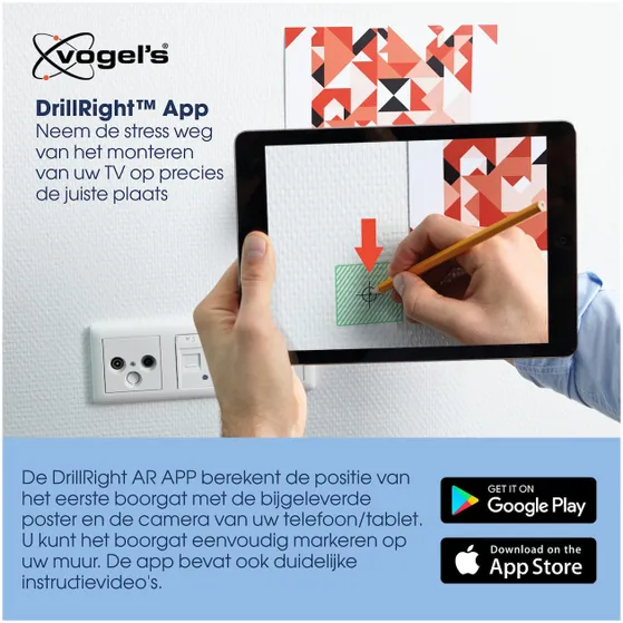 Vogels TVM 3665 Draaibare OLED tv-beugel Zwart