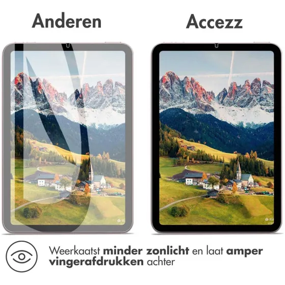 Accezz Paper Feel Screenprotector iPad Pro 13 (2024) M4 Transparant