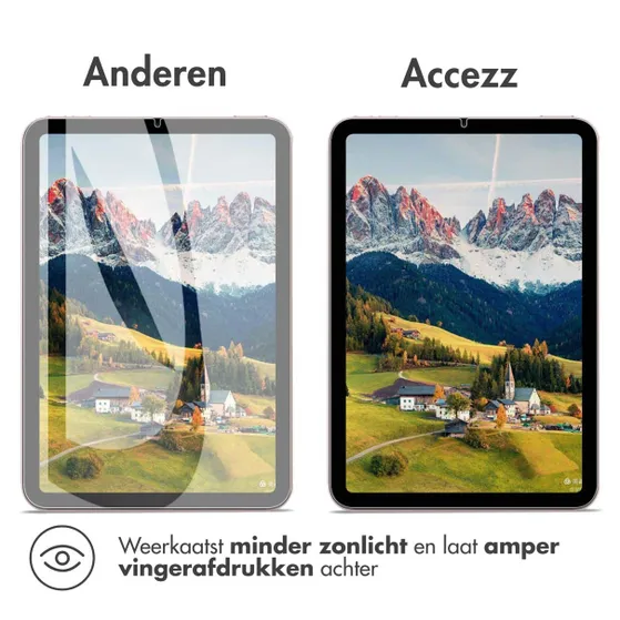 Accezz Paper Feel Screenprotector iPad Air 11 inch (2024) M2 Transparant