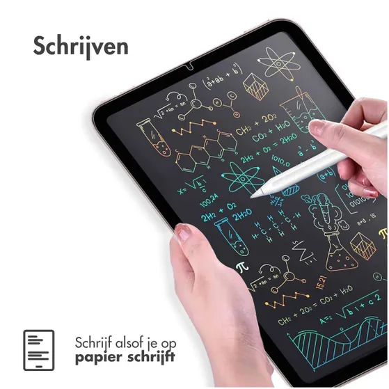 Accezz Paper Feel Screenprotector iPad Air 11 inch (2024) M2 Transparant