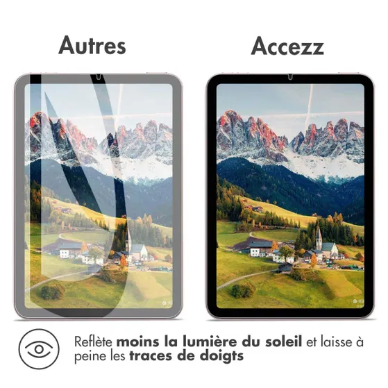 Accezz Paper Feel Screenprotector iPad Air 11 inch (2024) M2 Transparant