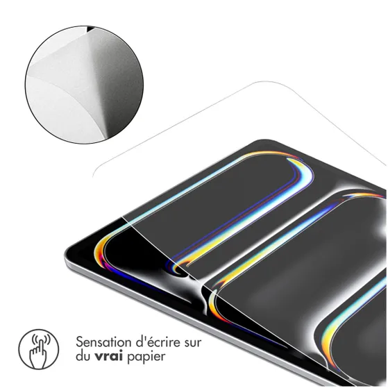 Accezz Paper Feel Screenprotector iPad Air 11 inch (2024) M2 Transparant