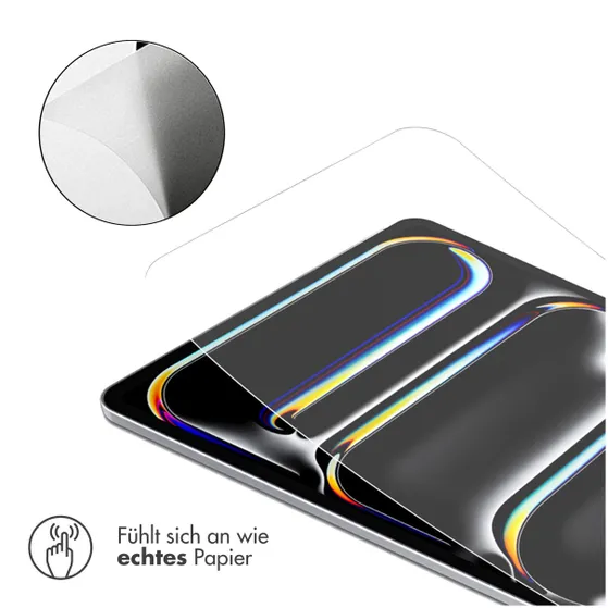 Accezz Paper Feel Screenprotector iPad Air 11 inch (2024) M2 Transparant