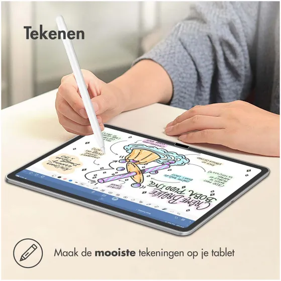 Accezz Paper Feel Screenprotector iPad Air 11 inch (2024) M2 Transparant