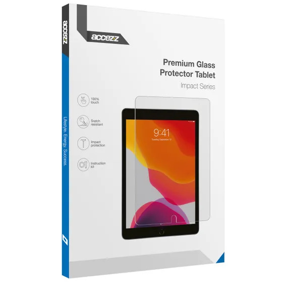 Accezz Premium glass screenprotector Lenovo Tab Plus Transparant