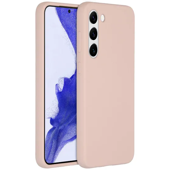 Accezz Liquid Silicone Backcover Samsung Galaxy S23 Plus Roze