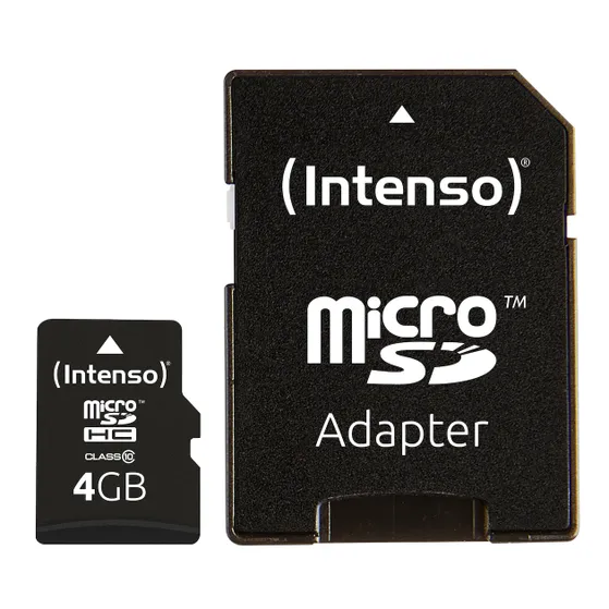 Intenso microSD Card Class 10 4GB