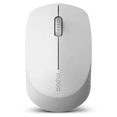 Rapoo M100 Silent Multi-mode Draadloze Muis Lichtgrijs