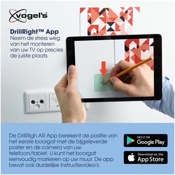 Vogels TVM 3465 Draaibare OLED tv-beugel Zwart