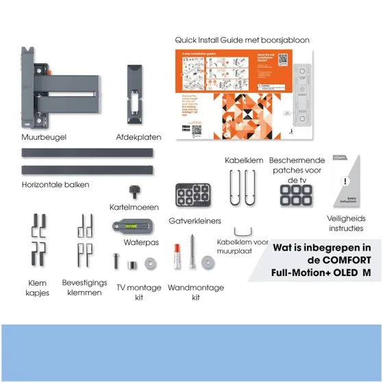 Vogels TVM 3465 Draaibare OLED tv-beugel Zwart