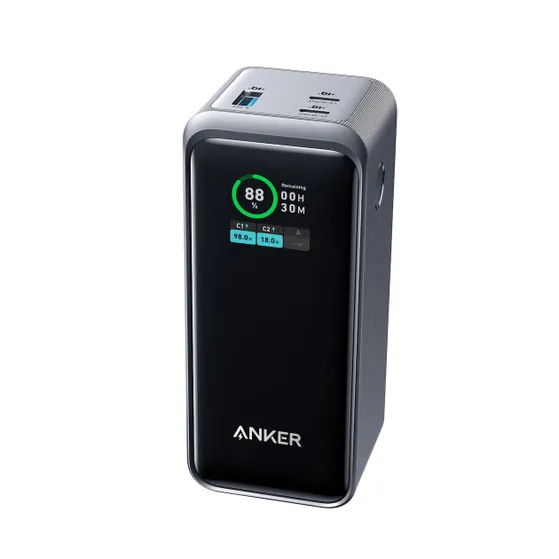 Anker Prime 20 000mAh Power Bank (200W) Zwart