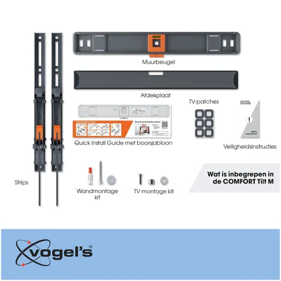 Vogels TVM 3415 Kantelbare tv-beugel Zwart