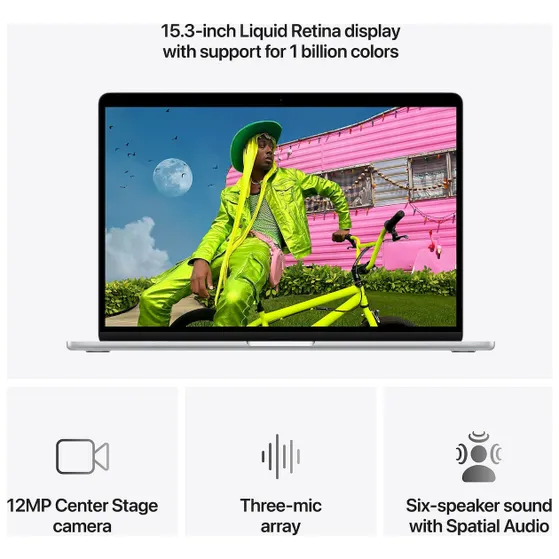 Apple MacBook Air 15 inch (2026) M5 (10 CPU / 10 GPU) 24GB/1TB Zilver