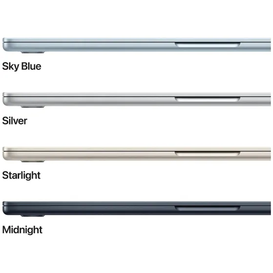 Apple MacBook Air 15 inch (2026) M5 (10 CPU / 10 GPU) 24GB/1TB Zilver