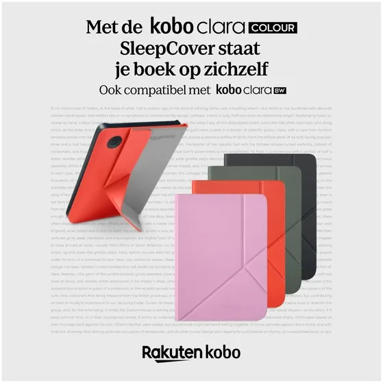 Kobo Clara SleepCover Case Roze