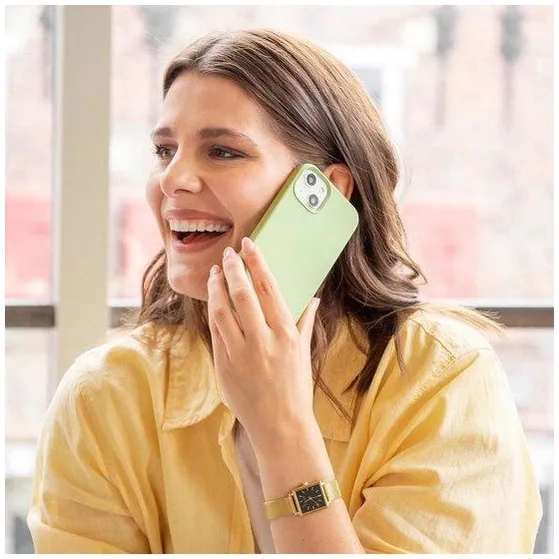 Accezz Liquid Silicone Backcover Samsung Galaxy S23 Ultra Groen