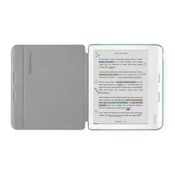 Kobo Libra Basic SleepCover Case Groen