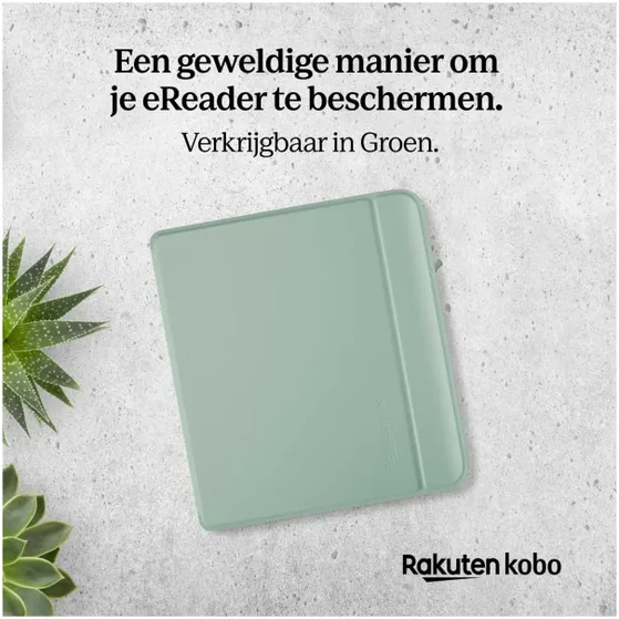 Kobo Libra Basic SleepCover Case Groen