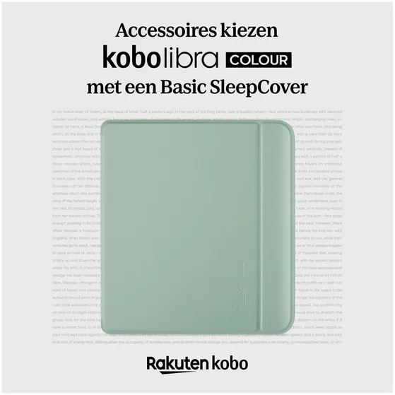 Kobo Libra Basic SleepCover Case Groen