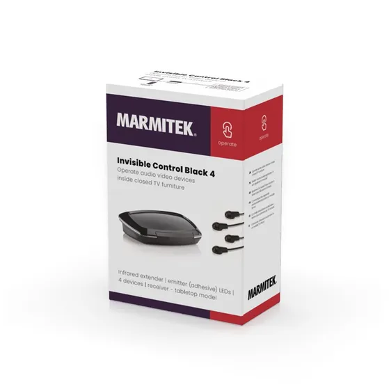 Marmitek INVISIBLECONTROL4 Zwart