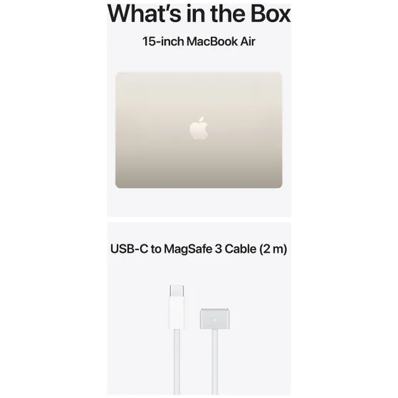 Apple MacBook Air 15 inch (2026) M5 (10 CPU / 10 GPU) 24GB/1TB Wit