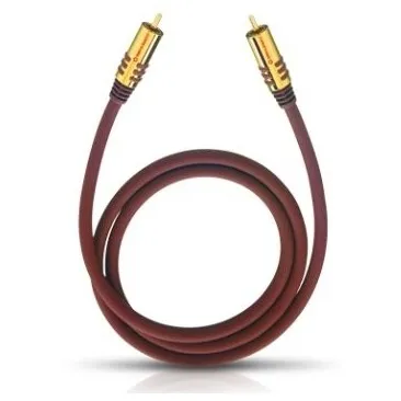 Oehlbach Subwoofer-cinchkabel 3,0 m mono Rood