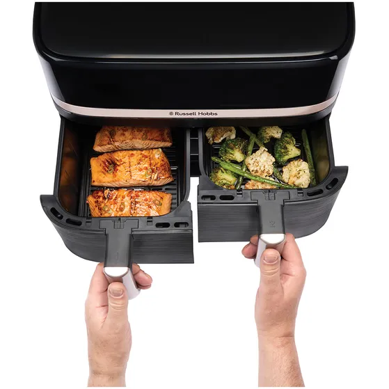 Russell Hobbs Satisfry Dual Basket Air Fryer 9L